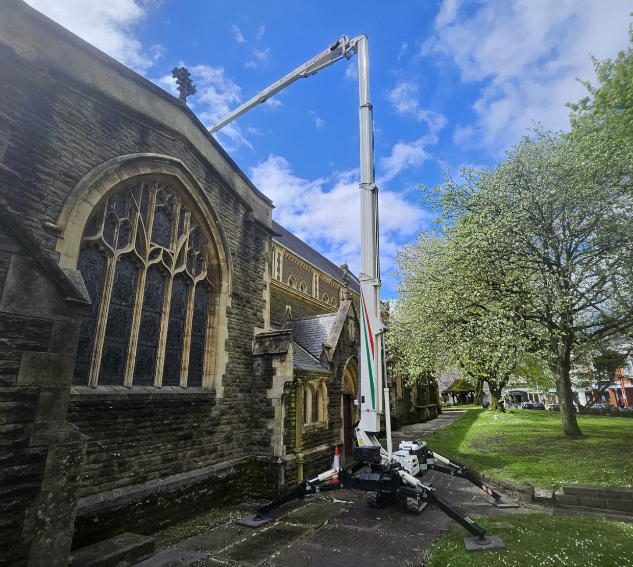 Church Gutter Cleaning