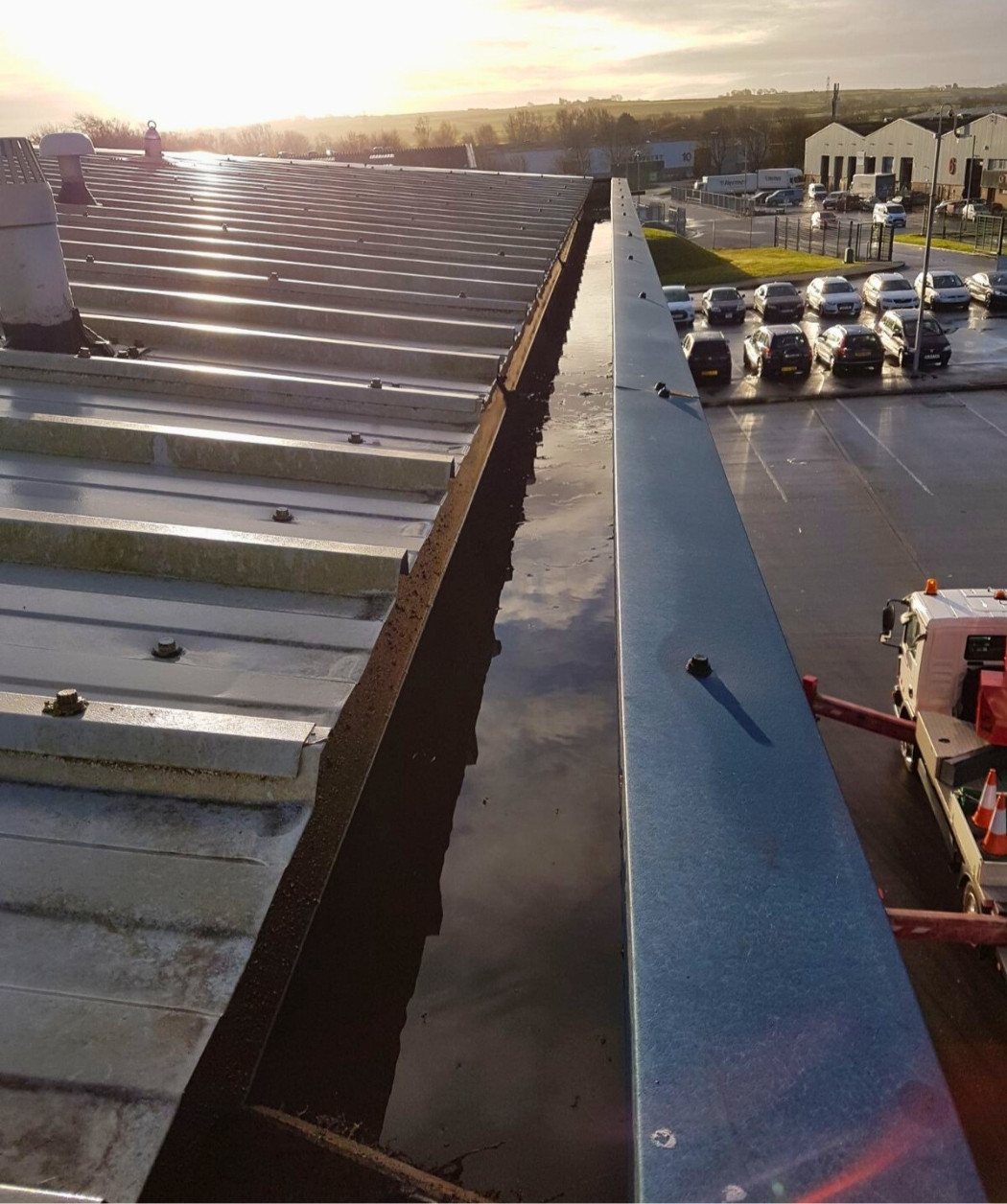 Commercial Gutter Cleaning Caerphilly